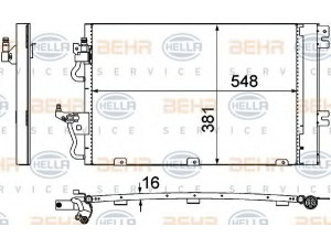 HELLA 8FC 351 301-761 kondensatorius, oro kondicionierius 
 Oro kondicionavimas -> Kondensatorius
18 50 096, 93178958, 18 50 096