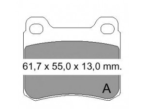 VEMA 833120 stabdžių trinkelių rinkinys, diskinis stabdys
0004208820, 0004209020, 0014200120