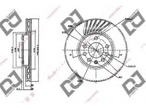 DJ PARTS BD1981 stabdžių diskas 
 Dviratė transporto priemonės -> Stabdžių sistema -> Stabdžių diskai / priedai
569056, 4837019, 4839007, 4839320