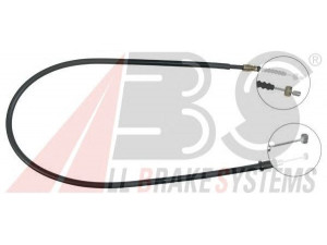 A.B.S. K14208 trosas, stovėjimo stabdys 
 Stabdžių sistema -> Valdymo svirtys/trosai
59770-29300, 59770-29301
