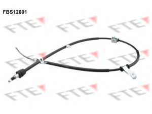 FTE FBS12001 trosas, stovėjimo stabdys 
 Stabdžių sistema -> Valdymo svirtys/trosai
59760-17010