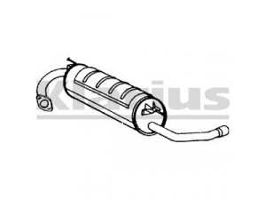 KLARIUS 230558 galinis duslintuvas 
 Išmetimo sistema -> Duslintuvas
174307A530, 174307A780