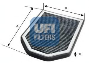 UFI 54.110.00 filtras, salono oras 
 Techninės priežiūros dalys -> Techninės priežiūros intervalai
4D0898438A