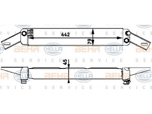 HELLA 8MO 376 725-541 alyvos aušintuvas, automatinė transmisija
000 501 44 01, A 000 501 44 01