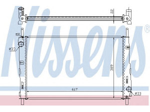 NISSENS 620411 radiatorius, variklio aušinimas 
 Aušinimo sistema -> Radiatorius/alyvos aušintuvas -> Radiatorius/dalys
1114764, 1115770, 1124902, 1142808