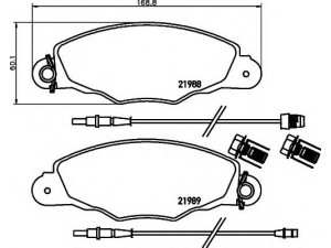 HELLA 8DB 355 009-811 stabdžių trinkelių rinkinys, diskinis stabdys 
 Techninės priežiūros dalys -> Papildomas remontas
425184, E172299, 425184, E172299