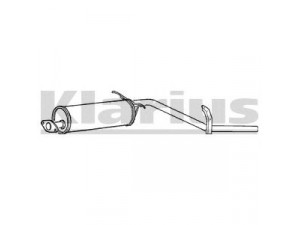 KLARIUS DN220J galinis duslintuvas 
 Išmetimo sistema -> Duslintuvas
2010015G00, 2010024G00KE, 2010015G00