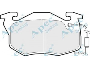 APEC braking PAD624 stabdžių trinkelių rinkinys, diskinis stabdys 
 Techninės priežiūros dalys -> Papildomas remontas
424862, 425147, 425483, 95659616