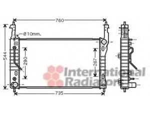 VAN WEZEL 37002424 radiatorius, variklio aušinimas 
 Aušinimo sistema -> Radiatorius/alyvos aušintuvas -> Radiatorius/dalys
20777046, 4803040, 4803040-96629055