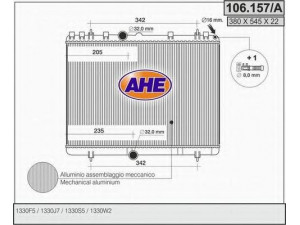 AHE 106.157/A radiatorius, variklio aušinimas 
 Aušinimo sistema -> Radiatorius/alyvos aušintuvas -> Radiatorius/dalys
1330J7
