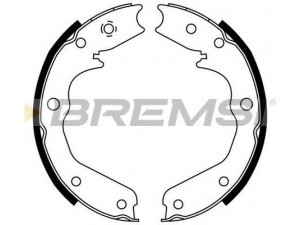 BREMSI GF0356 stabdžių trinkelių komplektas, stovėjimo stabdis 
 Stabdžių sistema -> Rankinis stabdys
1605859, 1605914, 90392944, 91149642