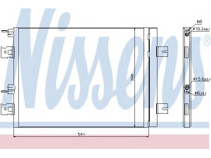 NISSENS 940262 kondensatorius, oro kondicionierius 
 Oro kondicionavimas -> Kondensatorius
82 00 741 257, 921007794R, 82 00 741 257