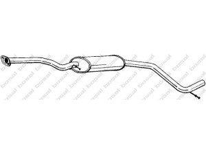 BOSAL 285-633 vidurinis duslintuvas 
 Išmetimo sistema -> Duslintuvas
1002648, 1011065, 1040543, 1041169
