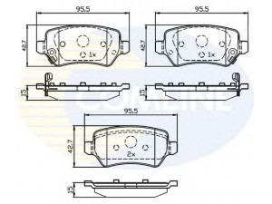 COMLINE CBP32239 stabdžių trinkelių rinkinys, diskinis stabdys 
 Techninės priežiūros dalys -> Papildomas remontas
58302A2A30