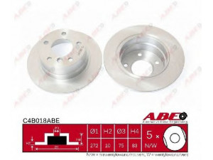 ABE C4B018ABE stabdžių diskas 
 Dviratė transporto priemonės -> Stabdžių sistema -> Stabdžių diskai / priedai
34 21 1 163 845, 34 21 1 164 399