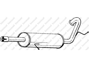 BOSAL 279-127 galinis duslintuvas 
 Išmetimo sistema -> Duslintuvas
1025299, 1026241, 1026268, 1026431