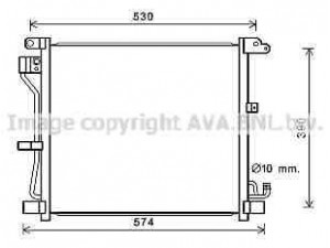 AVA QUALITY COOLING DN5403 kondensatorius, oro kondicionierius