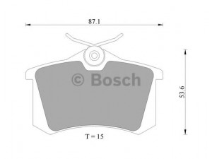 BOSCH 0 986 AB4 436 stabdžių trinkelių rinkinys, diskinis stabdys 
 Techninės priežiūros dalys -> Papildomas remontas
191 698 451 D, 44 06 613 32R, 77 01 207 484