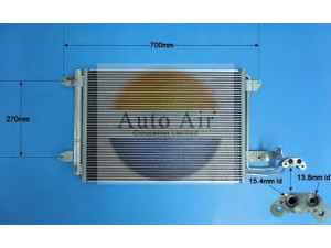 AUTO AIR GLOUCESTER 16-1054 kondensatorius, oro kondicionierius 
 Oro kondicionavimas -> Kondensatorius
1K0820411D, 1K0820411E, 1K0820411F