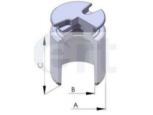 ERT 150274-C stūmoklis, stabdžių apkaba 
 Stabdžių sistema -> Stabdžių matuoklis -> Stabdžių dalys
