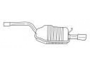 AKS DASIS SG10659 galinis duslintuvas