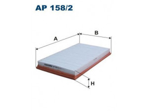 FILTRON AP158/2 oro filtras 
 Techninės priežiūros dalys -> Techninės priežiūros intervalai
0000902551, 642 090 00 51