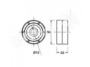 IPS Parts ITB-6229 įtempiklis, paskirstymo diržas
13503-10010