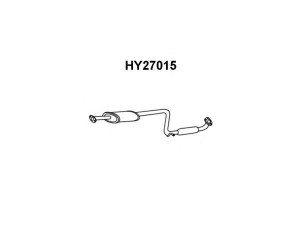 VENEPORTE HY27015 priekinis duslintuvas 
 Išmetimo sistema -> Duslintuvas
2865028483