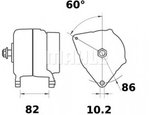 MAHLE ORIGINAL MG 227 kintamosios srovės generatorius
3907 883 M1, 3907 883 M91, 3907 883 M92