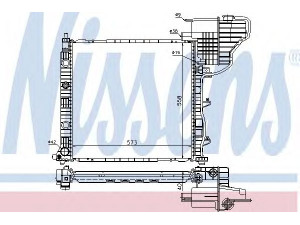 NISSENS 62775 radiatorius, variklio aušinimas 
 Aušinimo sistema -> Radiatorius/alyvos aušintuvas -> Radiatorius/dalys
638 501 24 01, A6385012401