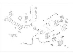 DELPHI SKOD-08009-R rato pakaba 
 Ašies montavimas/vairavimo mechanizmas/ratai -> Prekių paieška pagal schemą