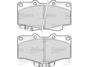 VALEO 598897 stabdžių trinkelių rinkinys, diskinis stabdys 
 Techninės priežiūros dalys -> Papildomas remontas
04465-35031, 04465-35040, 04465-35080