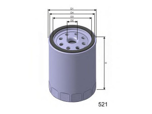 MISFAT Z280 alyvos filtras 
 Filtrai -> Alyvos filtras
1059924, 1136568, 1148703, 1231233