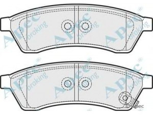 APEC braking PAD1672 stabdžių trinkelių rinkinys, diskinis stabdys 
 Techninės priežiūros dalys -> Papildomas remontas
96475028