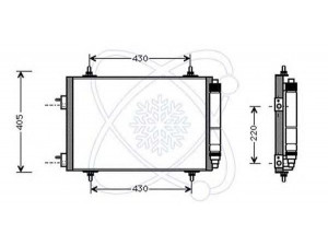 ELECTRO AUTO 30C0006 kondensatorius, oro kondicionierius 
 Oro kondicionavimas -> Kondensatorius
6455AA, 9638574080, 9643179980