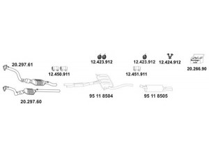 EBERSPÄCHER 20_696 išmetimo sistema 
 Išmetimo sistema -> Išmetimo sistema, visa