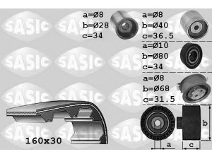 SASIC 1756070 paskirstymo diržo komplektas 
 Techninės priežiūros dalys -> Papildomas remontas
03L198119, 03L198119, 03L198119