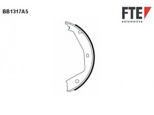 FTE BB1317A5 stabdžių trinkelių komplektas, stovėjimo stabdis 
 Stabdžių sistema -> Rankinis stabdys
4241G7, 77362450, 9566926980, 4241G7