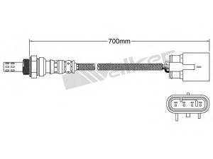 WALKER PRODUCTS 250-241045 lambda jutiklis 
 Variklis -> Variklio elektra
55220254, 68070702AB