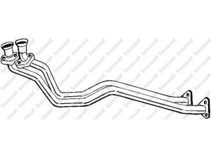 BOSAL 887-161 išleidimo kolektorius 
 Išmetimo sistema -> Išmetimo vamzdžiai
8 52 117, 8 54 317, 90265762