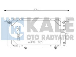 KALE OTO RADYATÖR 163300 radiatorius, variklio aušinimas 
 Aušinimo sistema -> Radiatorius/alyvos aušintuvas -> Radiatorius/dalys
811.112.251 D, 811.121.253 B, 811121251AB