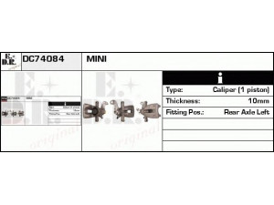 EDR DC74084 stabdžių apkaba 
 Dviratė transporto priemonės -> Stabdžių sistema -> Stabdžių apkaba / priedai
34216776925, 34216785611