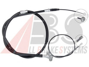 A.B.S. K19831 trosas, stovėjimo stabdys 
 Stabdžių sistema -> Valdymo svirtys/trosai
4642035640