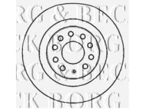 BORG & BECK BBD4383 stabdžių diskas 
 Dviratė transporto priemonės -> Stabdžių sistema -> Stabdžių diskai / priedai
1K0615301AA, 5C0 615 301B, 5C0615301B