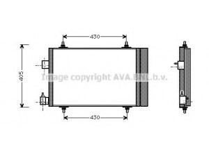 AVA QUALITY COOLING PE5193 kondensatorius, oro kondicionierius 
 Oro kondicionavimas -> Kondensatorius
6453EC, 6455AS, 6455CQ, 96367224