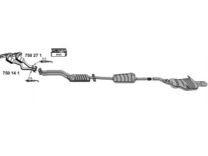 ERNST 020273 išmetimo sistema 
 Išmetimo sistema -> Išmetimo sistema, visa