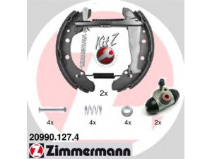 ZIMMERMANN 20990.127.4 stabdžių trinkelių komplektas 
 Techninės priežiūros dalys -> Papildomas remontas