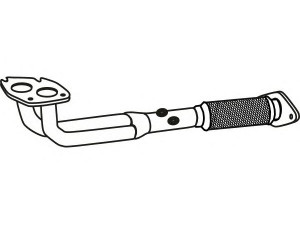 FENNO P2288 išleidimo kolektorius 
 Išmetimo sistema -> Išmetimo vamzdžiai
BM70305, 7768502