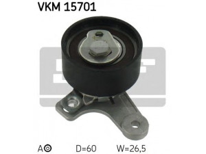 SKF VKM 15701 įtempiklio skriemulys, paskirstymo diržas 
 Techninės priežiūros dalys -> Papildomas remontas
48 05 177, 48 15 241, 96440336