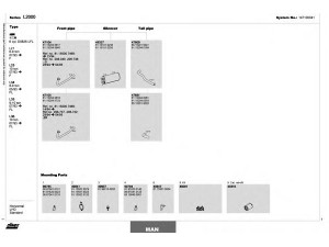 DINEX 147100041 išmetimo sistema 
 Išmetimo sistema -> Išmetimo sistema, visa